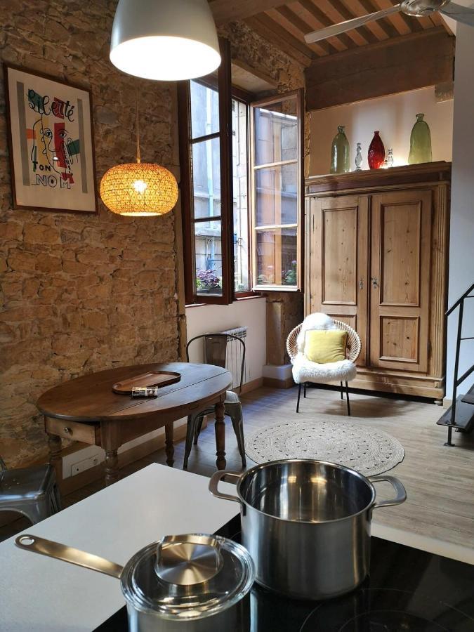 Authentic Loft With Mezzanine & Exposed Stones Heart Of Lyon公寓 外观 照片