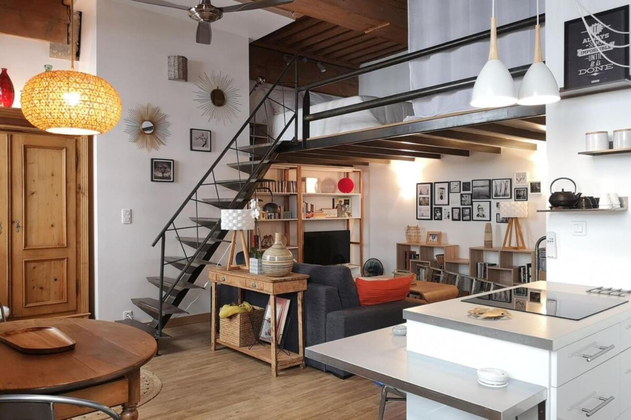 Authentic Loft With Mezzanine & Exposed Stones Heart Of Lyon公寓 外观 照片